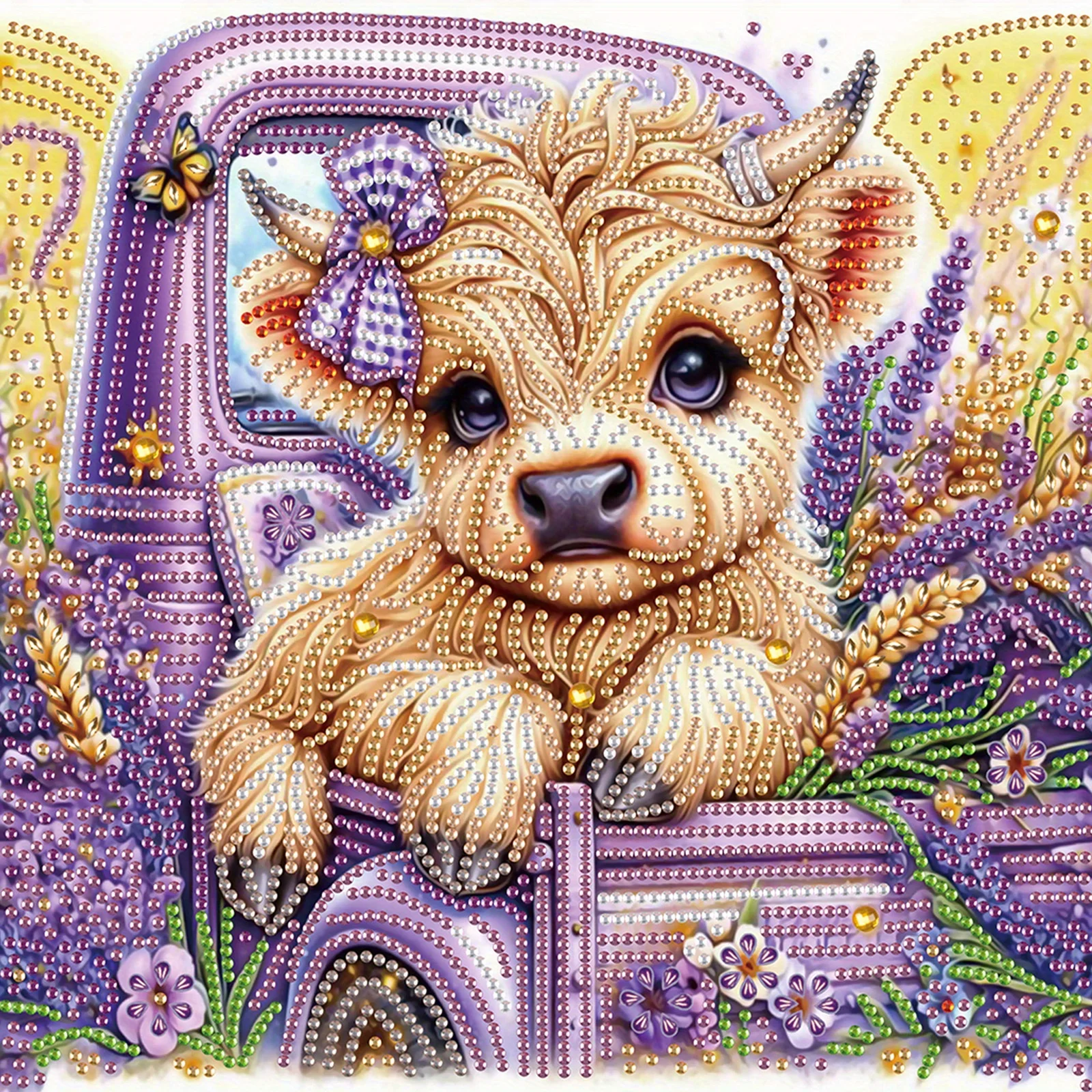DIY Cute cow 5D Special Shape Diamond Art Kits for Beginners Diamond Art Painting Kits for Home Wall Decoration Gift diamond painting diamond art painting kit diamond painting set