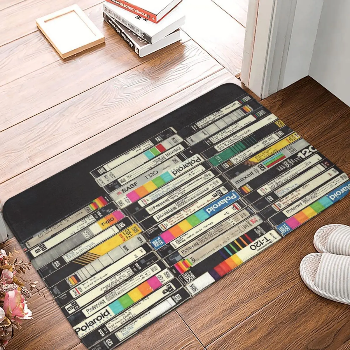 Vhs Stack Tappeto Tappeto Parquet Boho Home