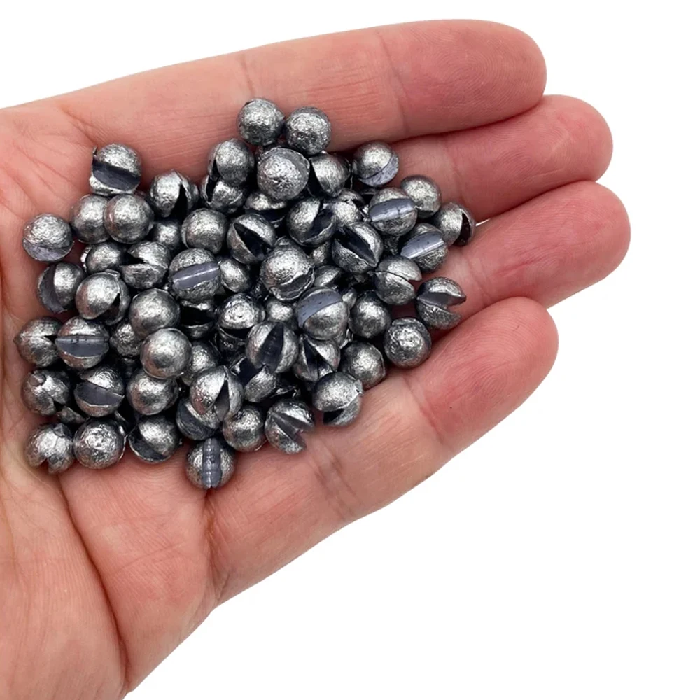 FTK 143pcs plombs pêche explosion 0.2g-1g - Set mixte plombs ronds split shot pour tous appâts