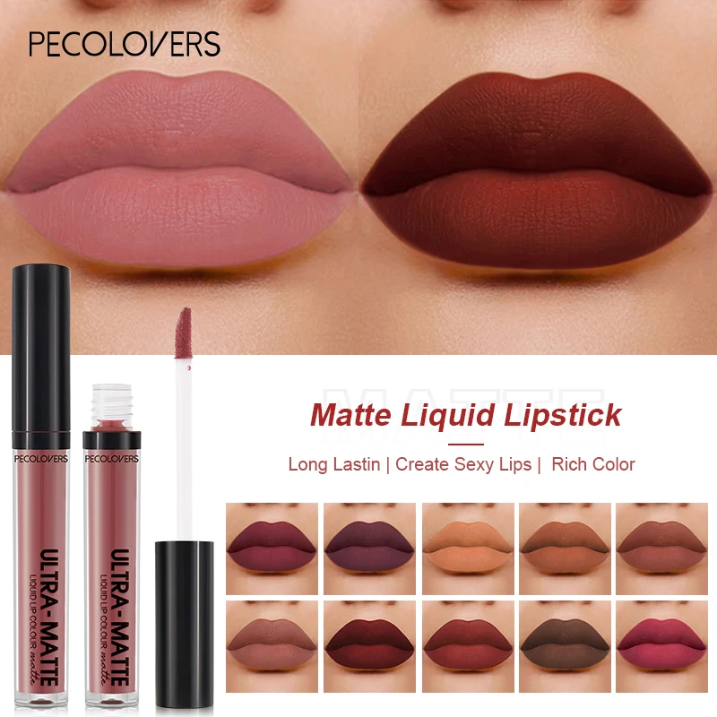 Lipstick Set Lip Makeup Set 12 Colors Kits Matte Velvet Lipstick Lipliner Waterproof Lasting Not Fading