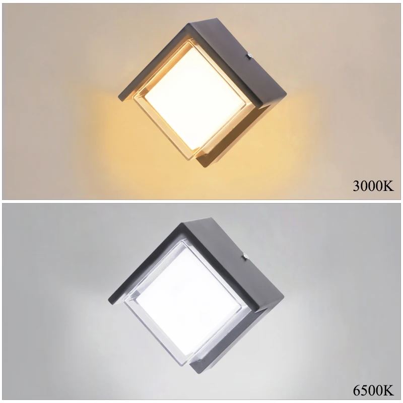 Modern Simple Led Wall Light Outdoor Waterproof IP65 Garden Decor Lamp Villa Door Number Balcony Decorated Wall Sconce wall light
