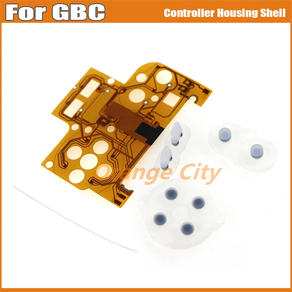 1Set Di Ricambio Per Gameboy Color Button Kit Led Back Light Per Gbc Button Light Led Color Change Button