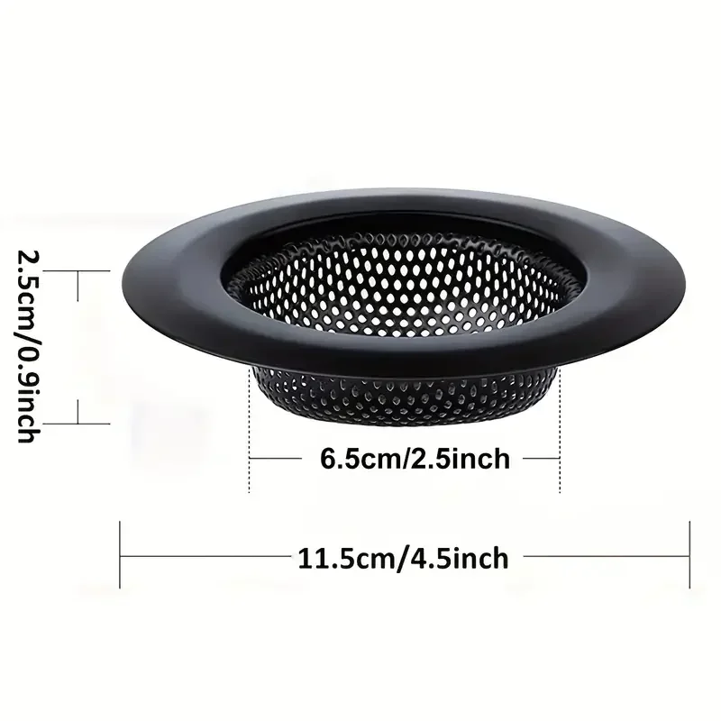 Kitchen Sink Filter 2Pcs Stainless Steel Mesh