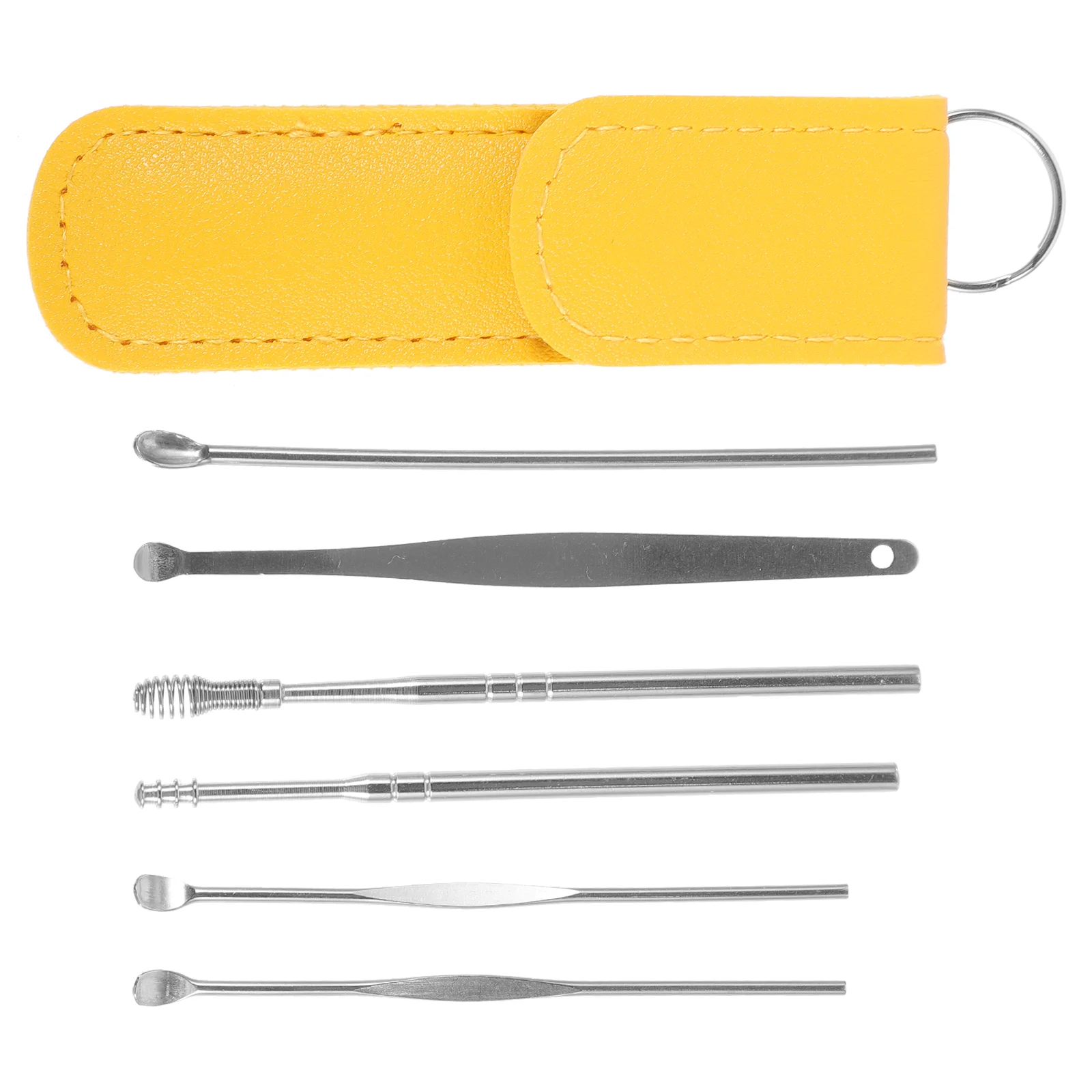 Flashlight Ear Wax Remover 6-piece Set of Ear-picking Spoons Tweezers Earwax Removal 3