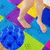 6 Pcs  Foot Massager Durable Reflexology Foot Massage Pad Toe Pressure Blood Circulation Plate Mat  Walking Yoga Mats Pad 4