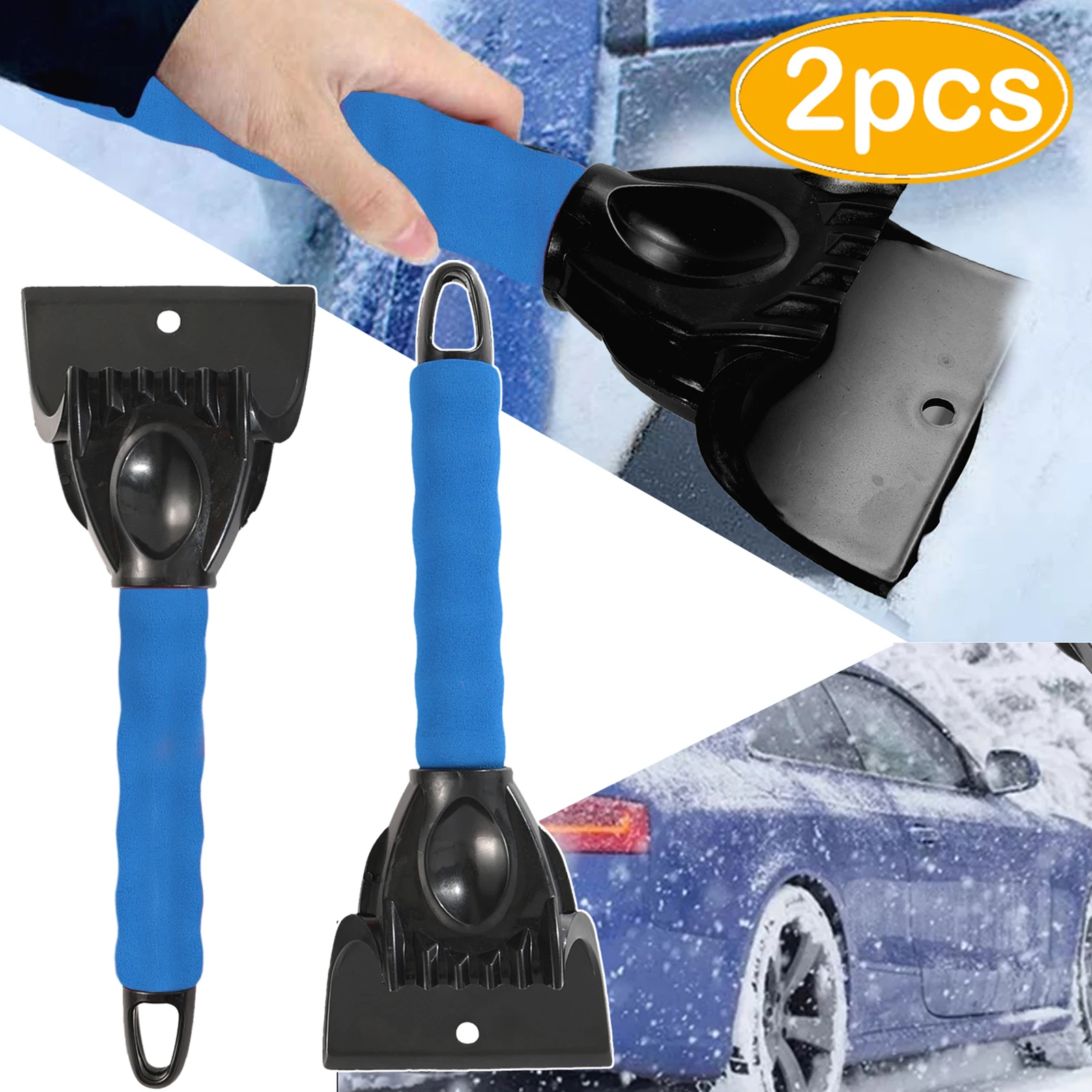 Car Ice Quick Windshield Tool Clean Scraper Glass Accessories Brush Window Winter Snow Auto Shovel Ice Breaker Remover Kit Part