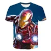 MARVEL  Iron Man T Shirt For Kids Hot Sale  3D Avengers Printed Short Sleeve Round Collar Cartoon Baby Boys Clothes Tshirt 1