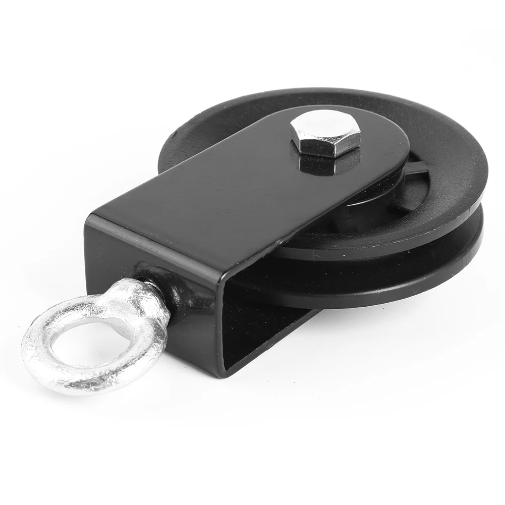 1-5PCS Loading Lifting Pulley Stainless Steel Wheel Training Bearing Portable Home Gym Heavy Mute Workout Fitness Equipment