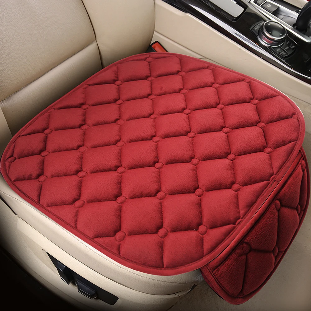 Car Seat Cushion Driver Seat Cushion With Comfort Memory Foam & Non-Slip Rubber Vehicles Office Chair Home Car Pad Seat Cover