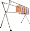 Clothes Drying Rack for Laundry Foldable, 79 inch Stainless Steel Pool Towel Rack Outdoor Free Standing Clothing Hanger Indoor 5