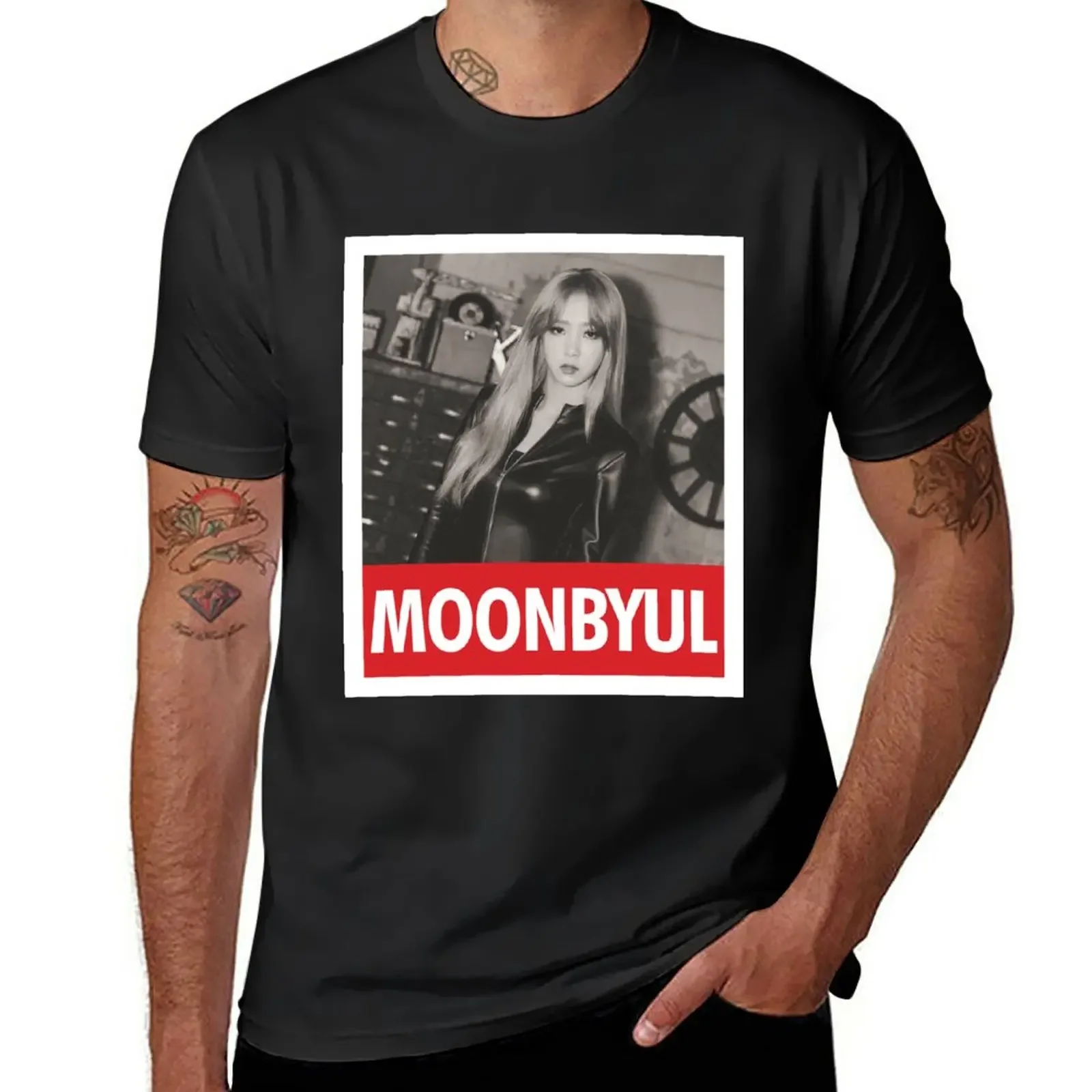 

MAMAMOO - Moonbyul T-Shirt plus sizes new edition mens clothing