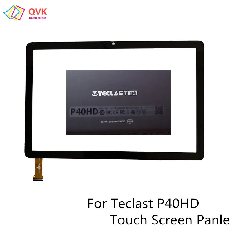 Tablet Capacitivo Touch Screen Digitizer Sensor Painel de Vidro Externo Preto Teclast P40hd Tal001 10.1 Novo