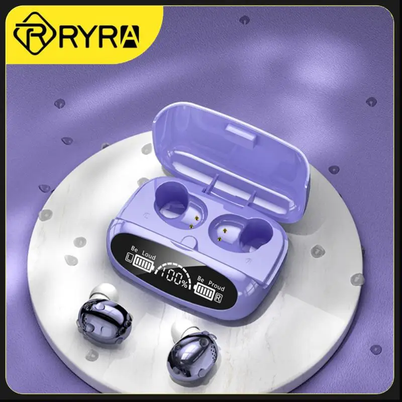 

TWS беспроводные наушники, стереонаушники с сенсорным управлением и шумоподавлением, водонепроницаемые наушники-вкладыши, гарнитура с микрофоном