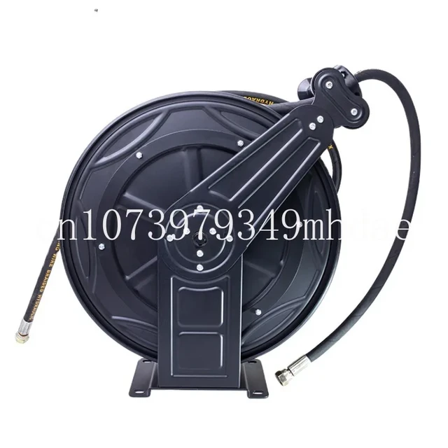 Automatic Retracting Metal Hose Reel Garden Wall Mount Stainless