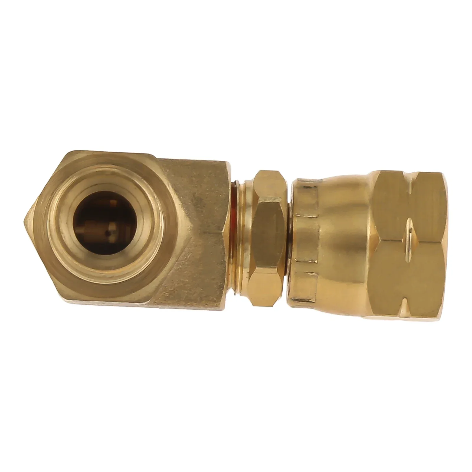 Gomito maschio / femmina in ottone a 90° in vendita | Raccorderia in Ottone / Gomito maschio