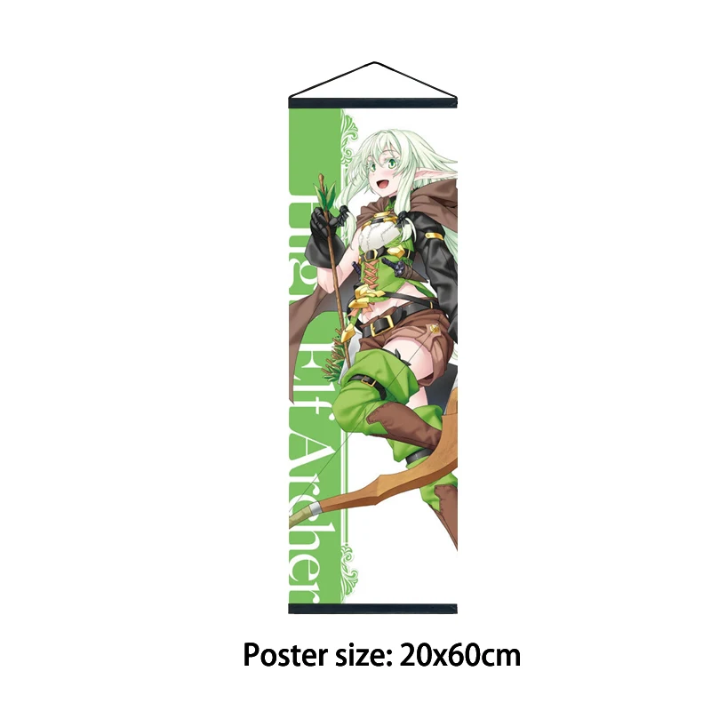20Pcs Popular Japanese Anime Light Novel Goblin Slayer Character Cover  High-gloss Photo Paper High Quality HD Print Wall Sticker