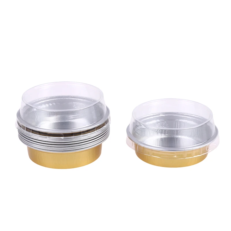Baking Cups Cup Cakes Aluminum Cup Cake Mold Aluminum Lid Baking