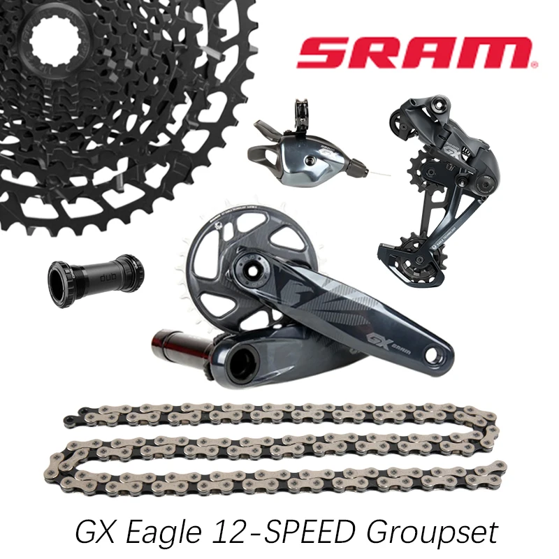 Sram Gx Eagle 12V 12 Speed Groupset 32T Trigger Shifter Deragliatore Posteriore 11-50T K7 Pg1210 Pg1230 Guarnitura A Catena A Cassetta