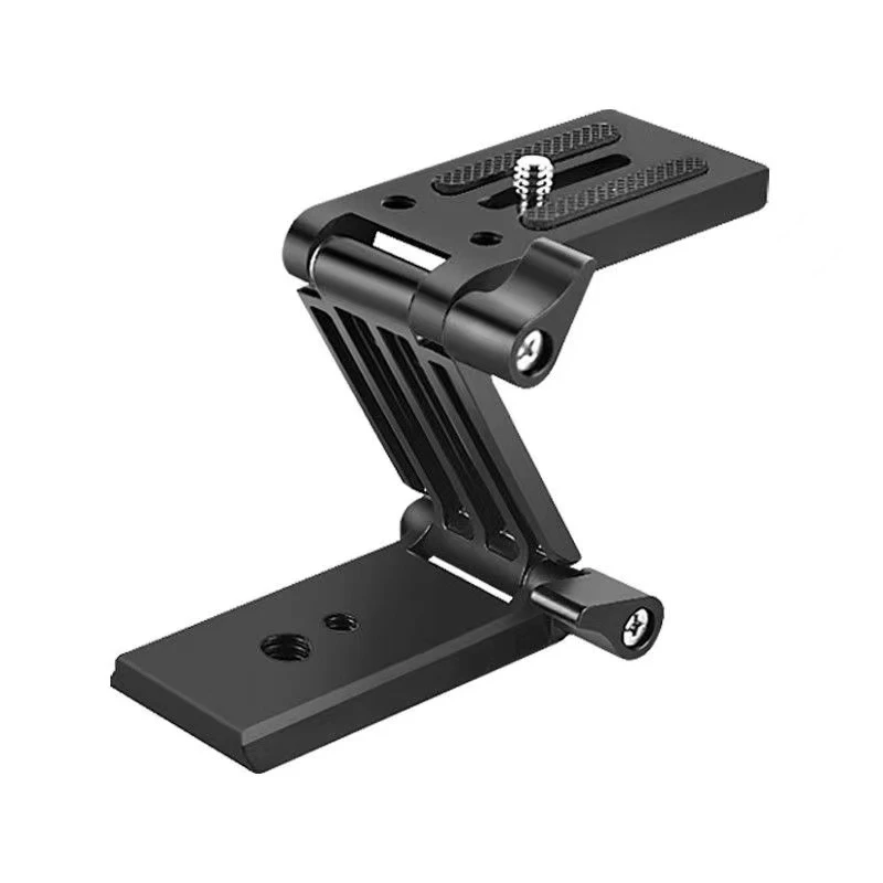 

fran-CJ61 Z-folding PTZ desktop tripod fast lock mobile phone SLR camera slide rail metal portable quick mounting plate