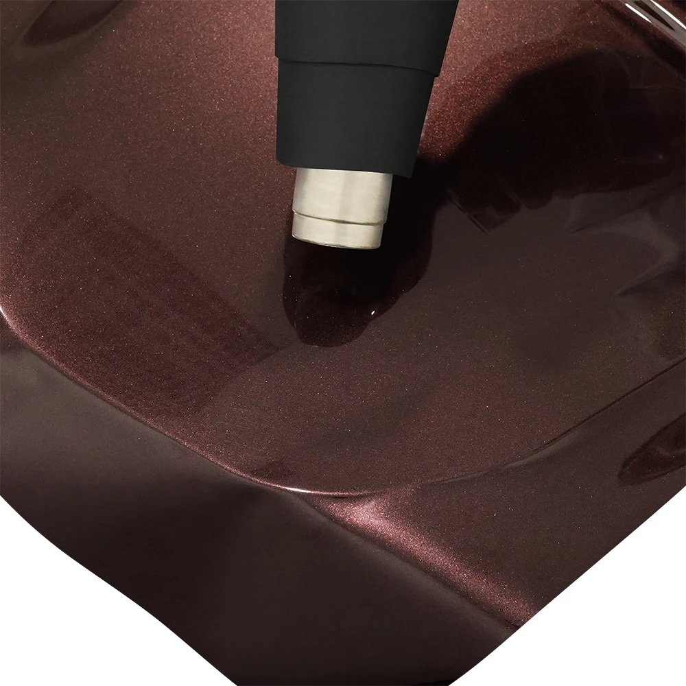 PET Mahagoni Metallice Auto Aufkleber Auto Vinyl Wrap Film Air Free Selbstklebende Wasserdichte Motorrad Auto Körper Dekor Zubehör – Detail 17