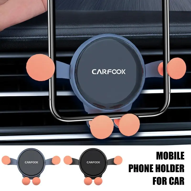 

Car Air Vent Mobile Phone Holder Auto Durable Cell Phone Mount With 3 Sided Arm Clip Automobile Mobile Phone Holder For Air Vent