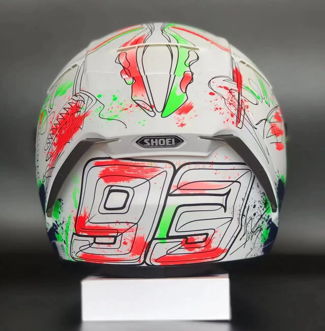 

Graffiti personality motorcycle helmet four seasons safety men's high-quality ABS SHOEI X-fourteen women's full helmet
