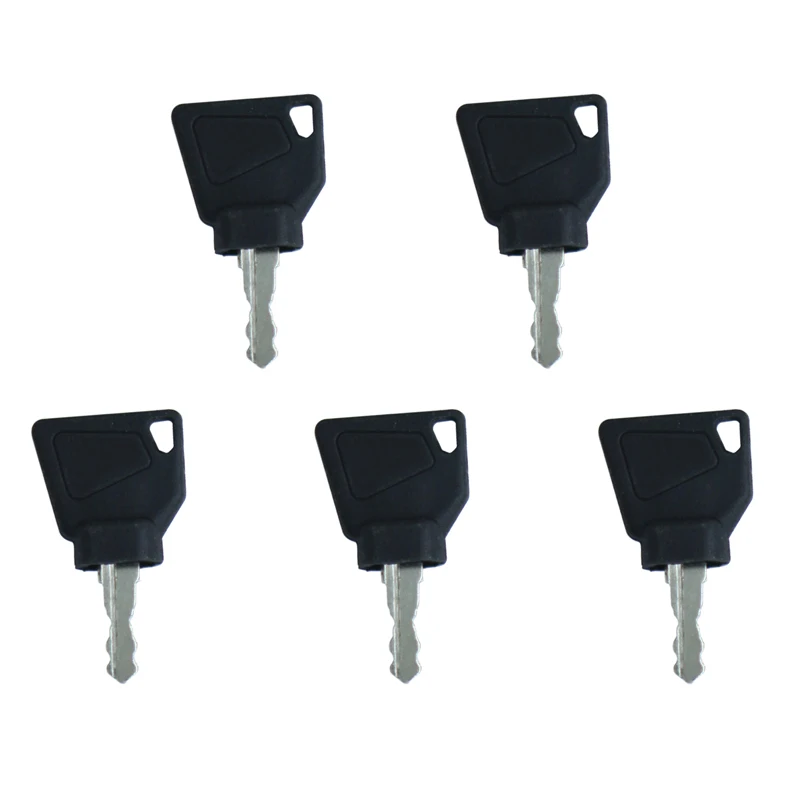 5PCS 점화 키 3CX 701 45501 14607 JCB 장비와 호환 가능 볼보 미니 굴삭기 로더와 호환 가능
