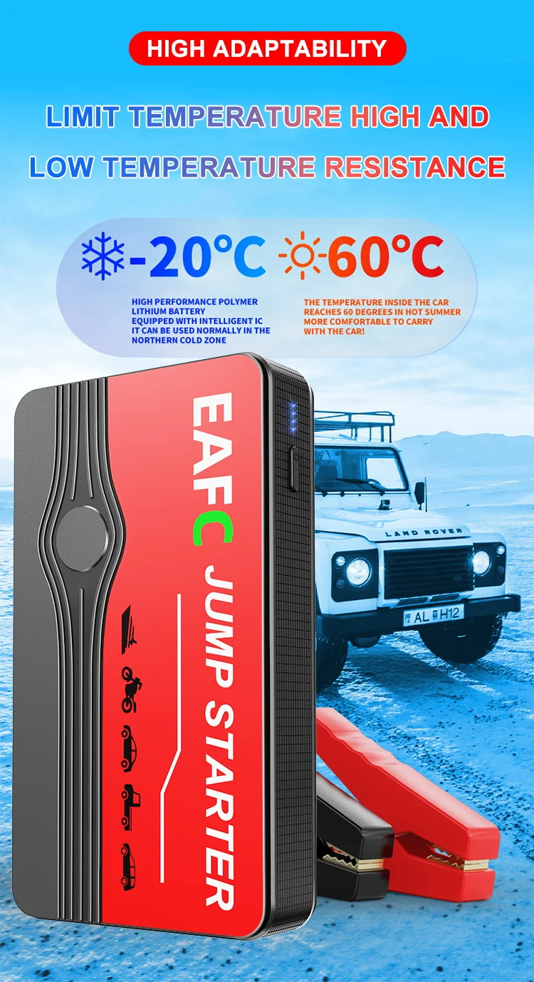 2000A Portable Car Jump Starter & Power Bank