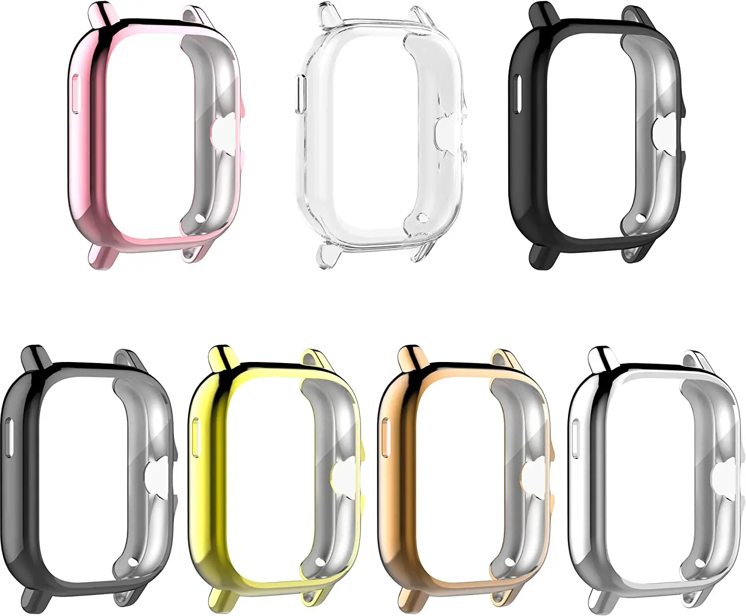 Premium TPU Full Screen Protector Case for Smartwatches - High-Quality Protective Cover & Shield