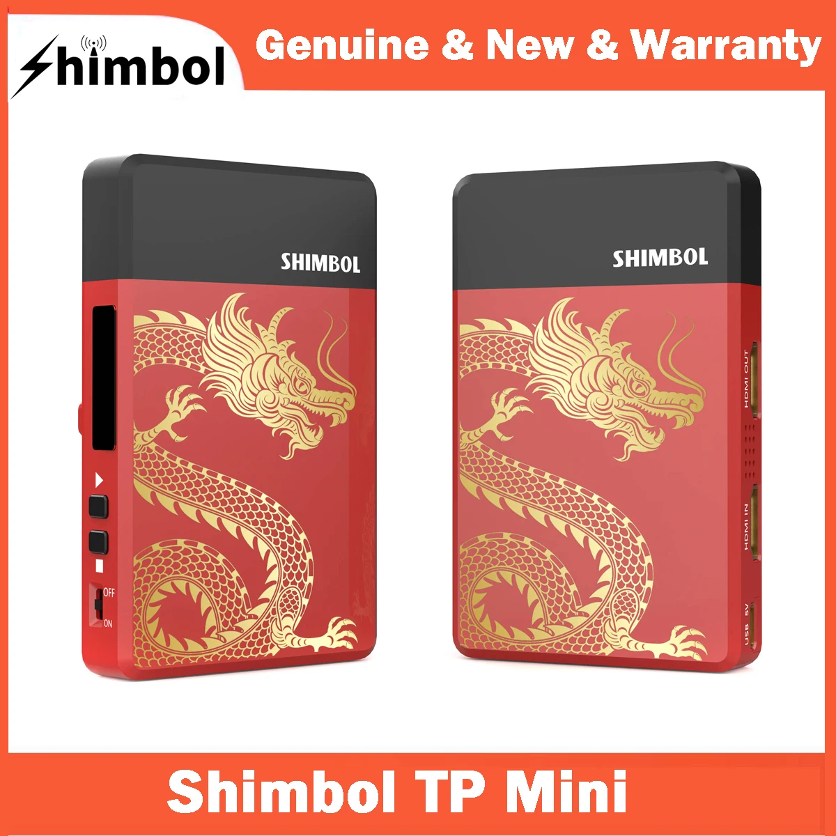 Shimbol TP Mini Wireless Video Transmission System 600ft 1080P