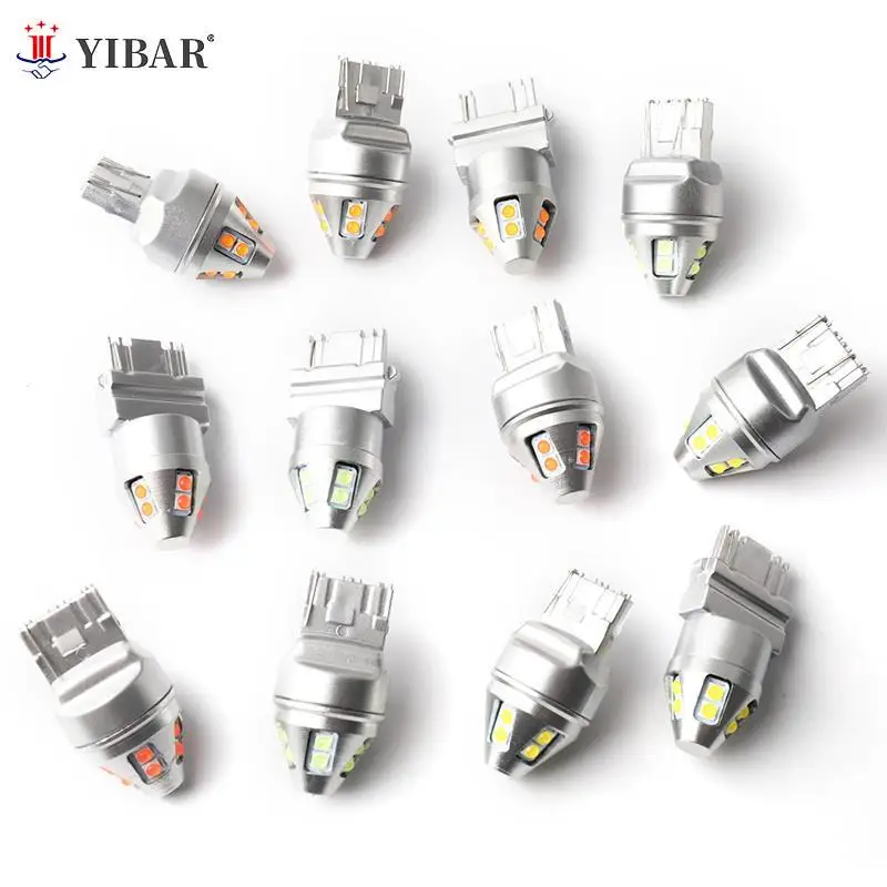 

7443 3156 7440 T20 светодиодный фсветильник рь светильник ности W21W T25 3157 P27/7W 10SMD светодиодный лампы поворотный фонарь стоп-сигнал