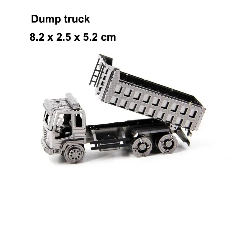 3D Metal Puzzle Mixer Truck Engineering Vehicle DIY Assembly Kit