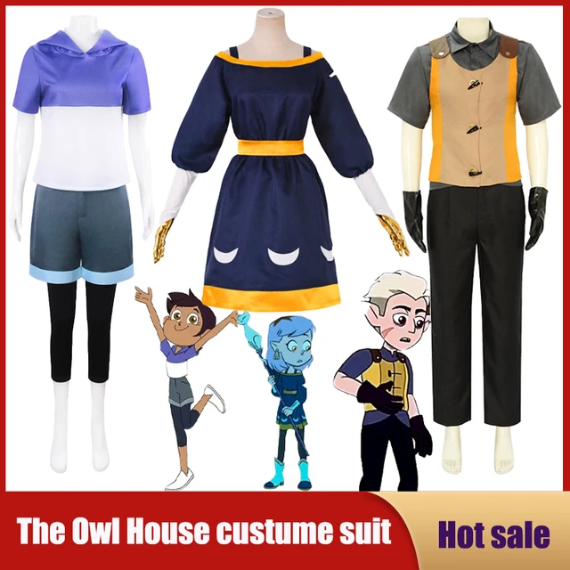 The Owl House Luz Cosplay Costume Wizard Battle Suit Halloween