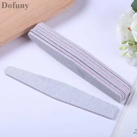 Grey Nail File Sandpaper Nail Sanding Blocks Grinding Polishing Manicure  Strong Thick Boat Sandpaper Tool Accessories