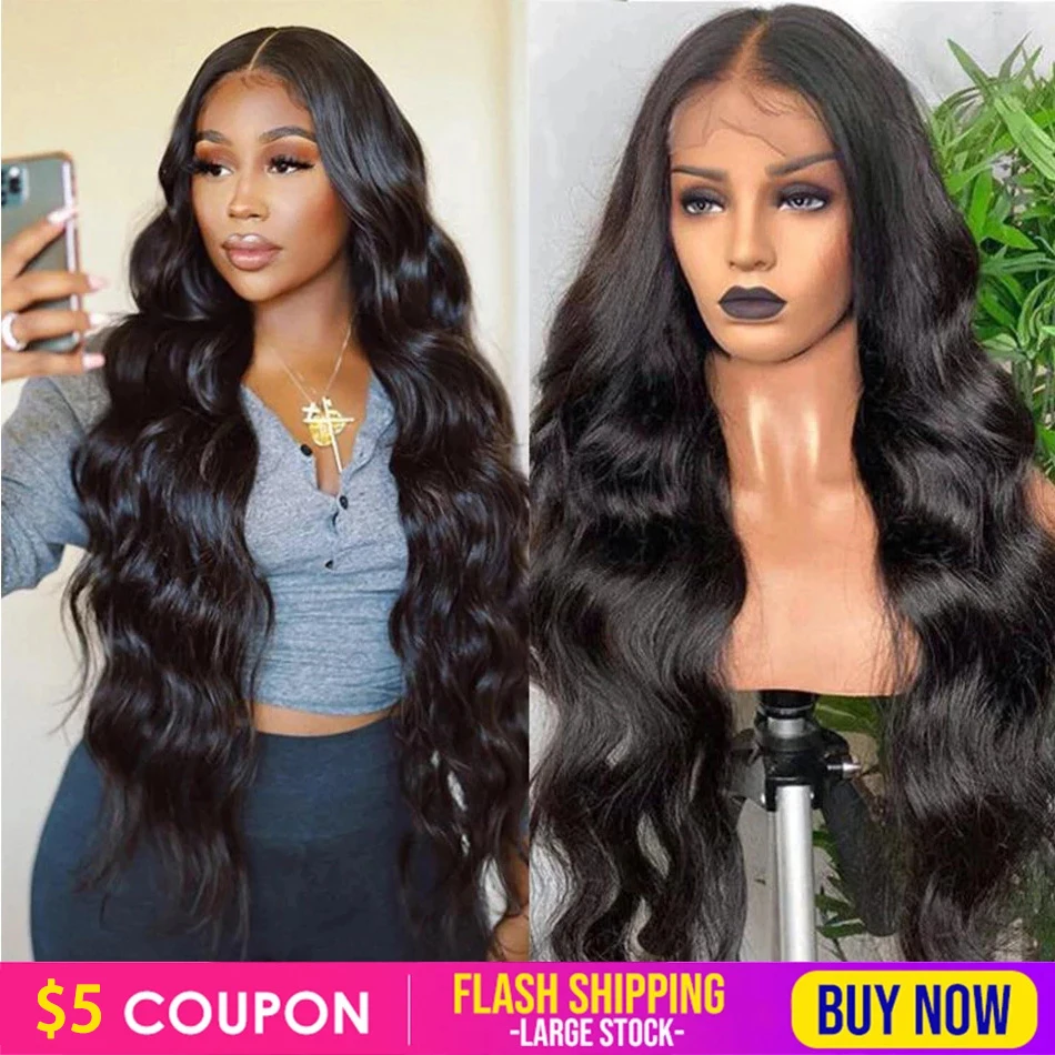 13x4 HD Transparent Lace Front Human Hair Wigs For Women Inidan Remy Body Wave Human Hair 13x6 Lace Frontal Wigs 4x4 Closure Wig 1 13x4 HD Transparent Lace Front Human Hair Wigs For Women Inidan Remy Body Wave Human Hair 13x6 Lace Frontal Wigs 4x4 Closure Wig 1