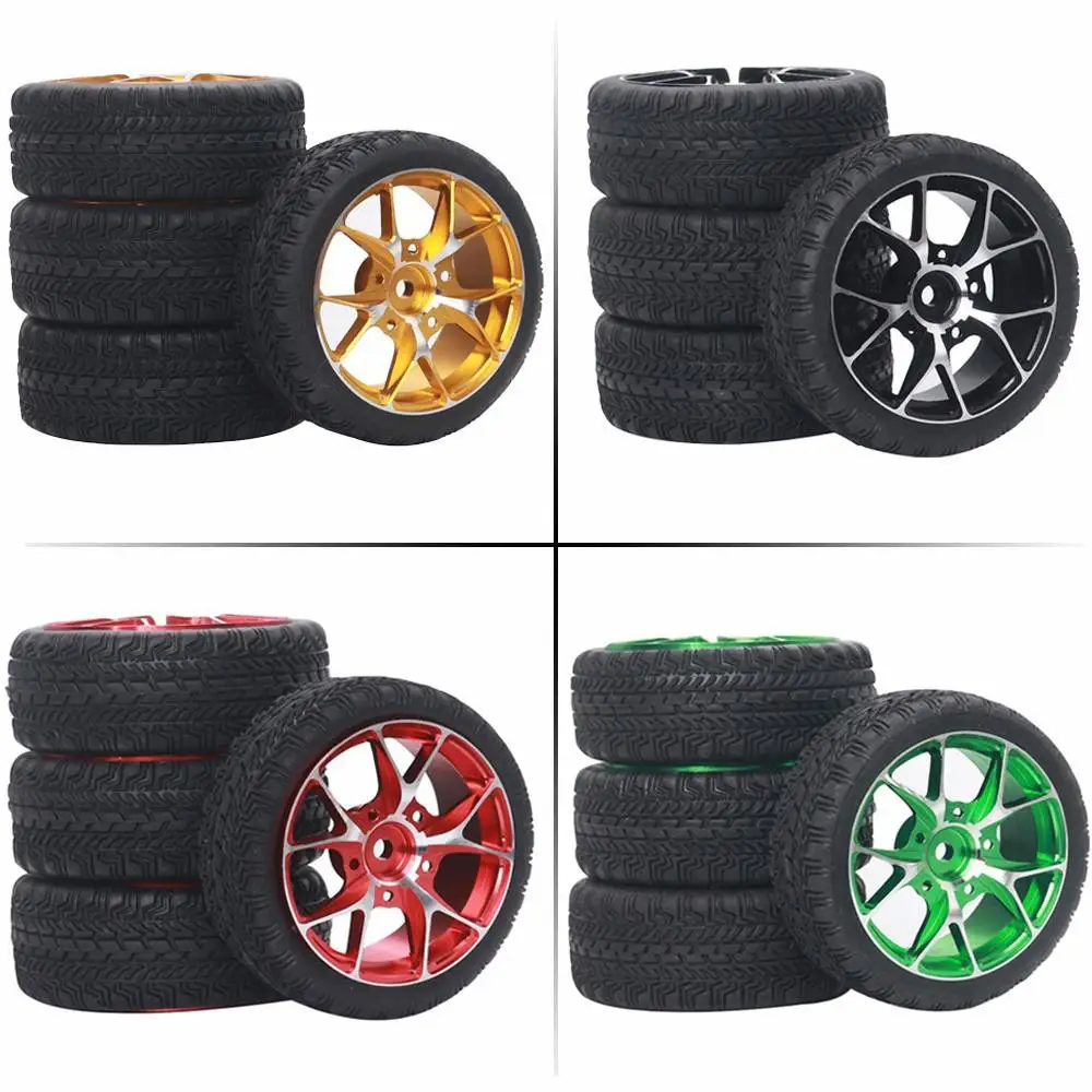 4 pcs Ż / +  Ÿ̾ Ϲ 1/10 rcε ̽ 帮Ʈ HSP 94123/122  ڸ Kyosho TT01 TT02 WLtoys 12428