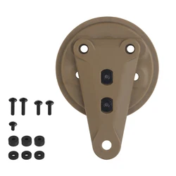 Versatile Tactical Gun Holster Quick Disconnect Kit with 360 - Degree Rotating Platform Adapter (Khaki)