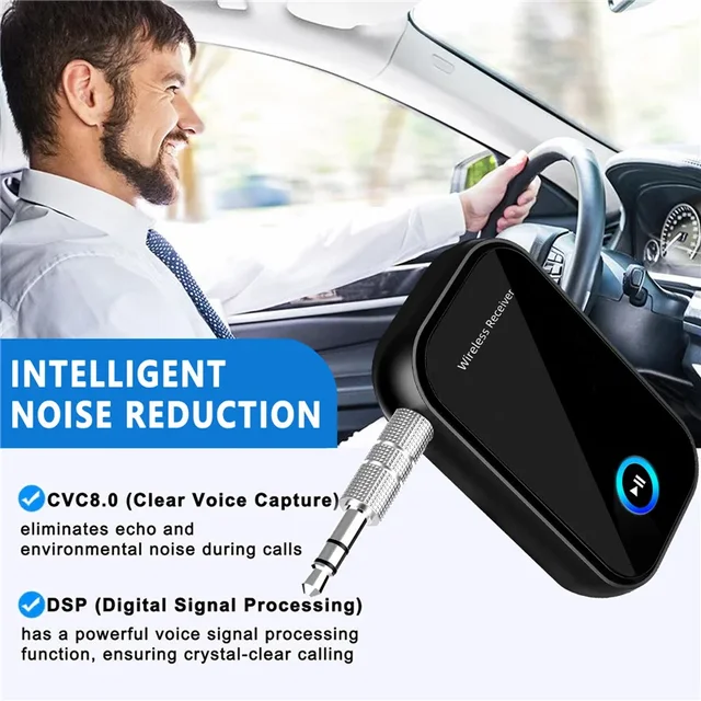 차량 오디오 시스템을 블루투스 5.0 AUX 어댑터로 현대화