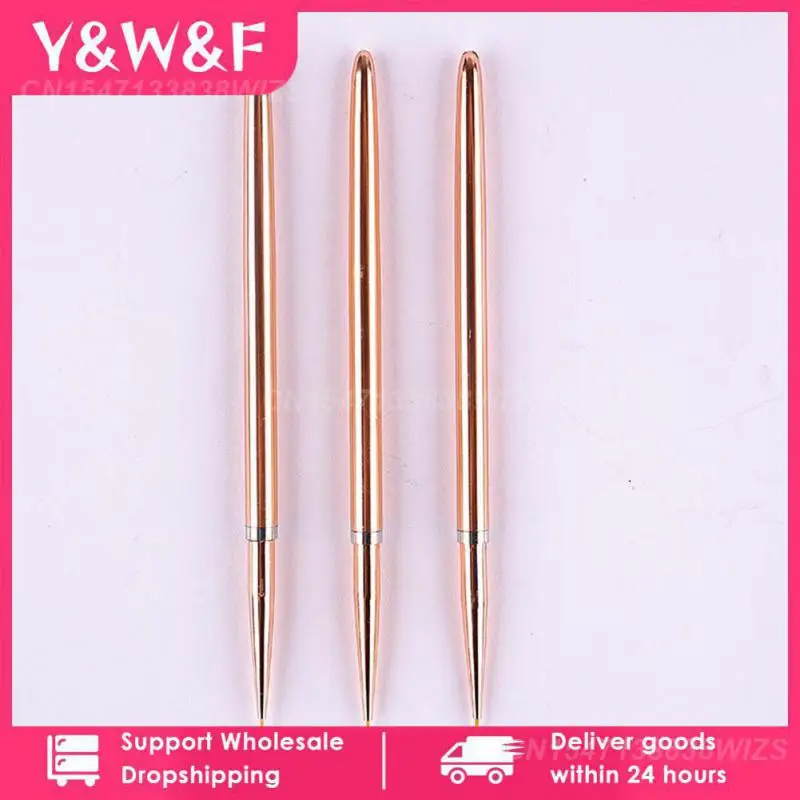

Acrylic French Stripe Nail Art Liner Brush 3D Tips Manicuring Ultra-thin Line Drawing Pen UV Gel Brushes Painting Tools