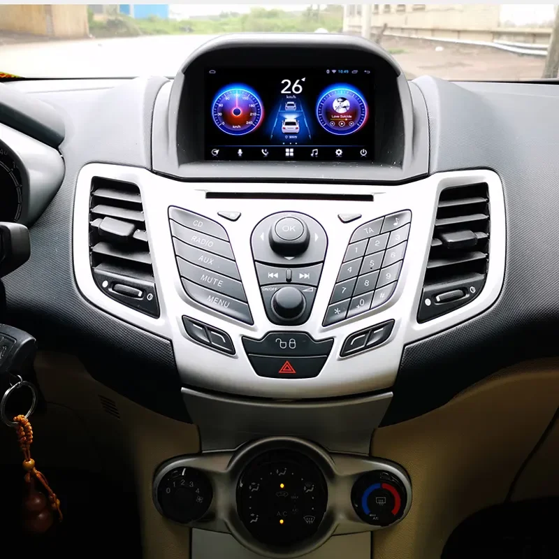Automóvil Estéreo para Ford Fiesta Mk6 conectar DAB DSP Android 11.0 unidad principal Cam Wifi 