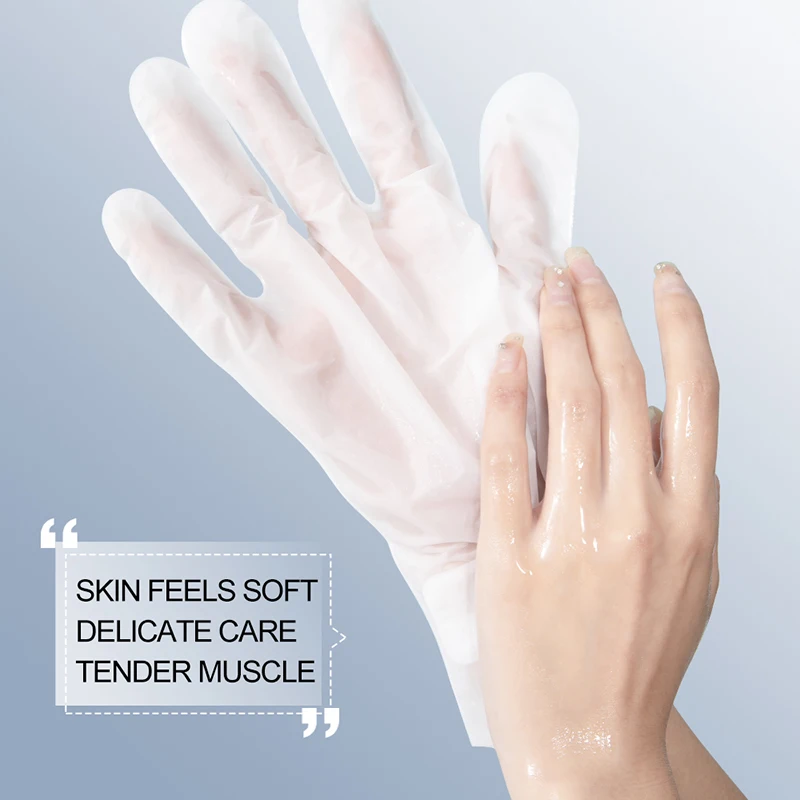SADOER Goat Milk Moisturizing Hand Mask Whitening Nourishing Anti-aging Hydrating Hand Gloves for Hands Skin Care Products