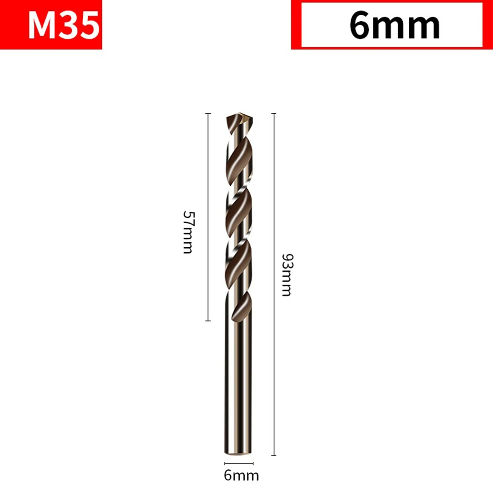 10 stücke HSS M35 Kobalt Bohrer Bohrer Runde Schaft Pistole Bohrer Für Holz Metall Edelstahl Eisen Bohren loch Cutte Werkzeuge – Detail 11