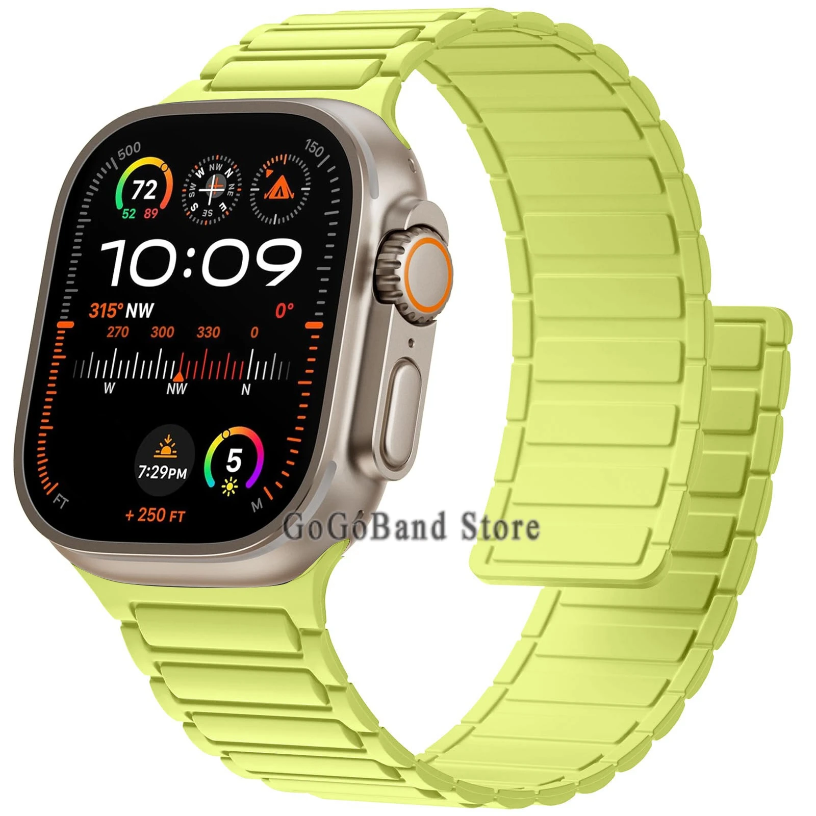 Sport Silicone Magnetic Strap Bracelet