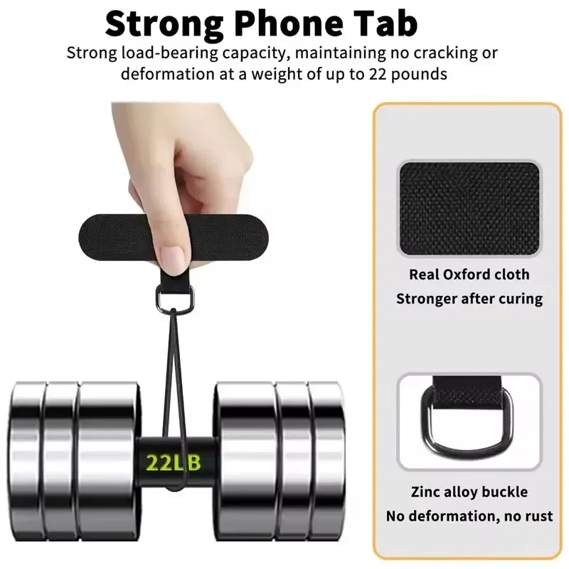 Universal Nylon Phone Lanyard Connector - Secure Tether Tab