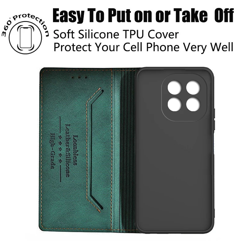 Case For Vivo iQOO Z10 Turbo Cover Phone Original Flip Leather