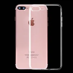 Premium Transparent Soft TPU Bumper Case - High Quality Clear Protective Cover - iPhone 6 s Plus