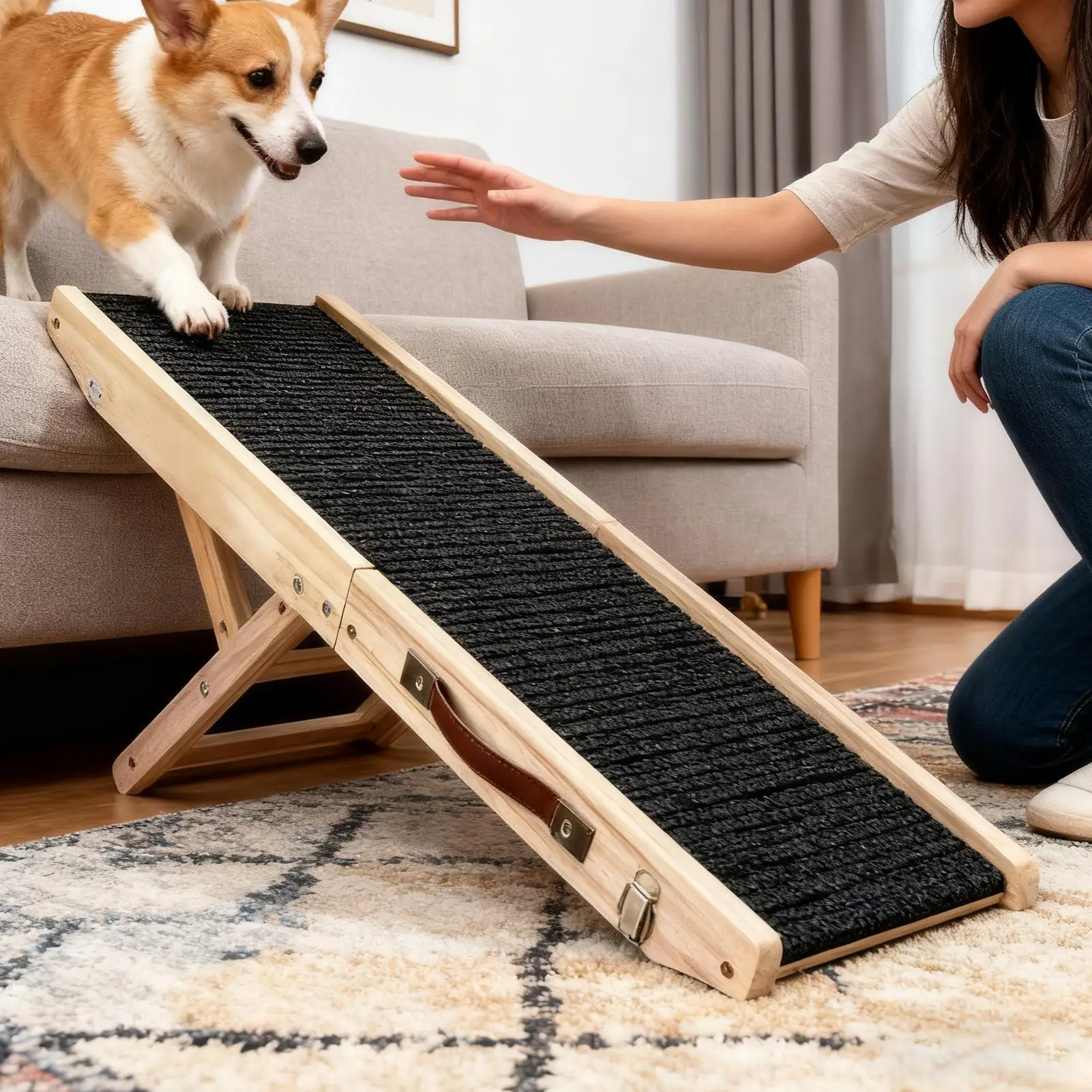 Foldable 4-Level Dog Ramp 4