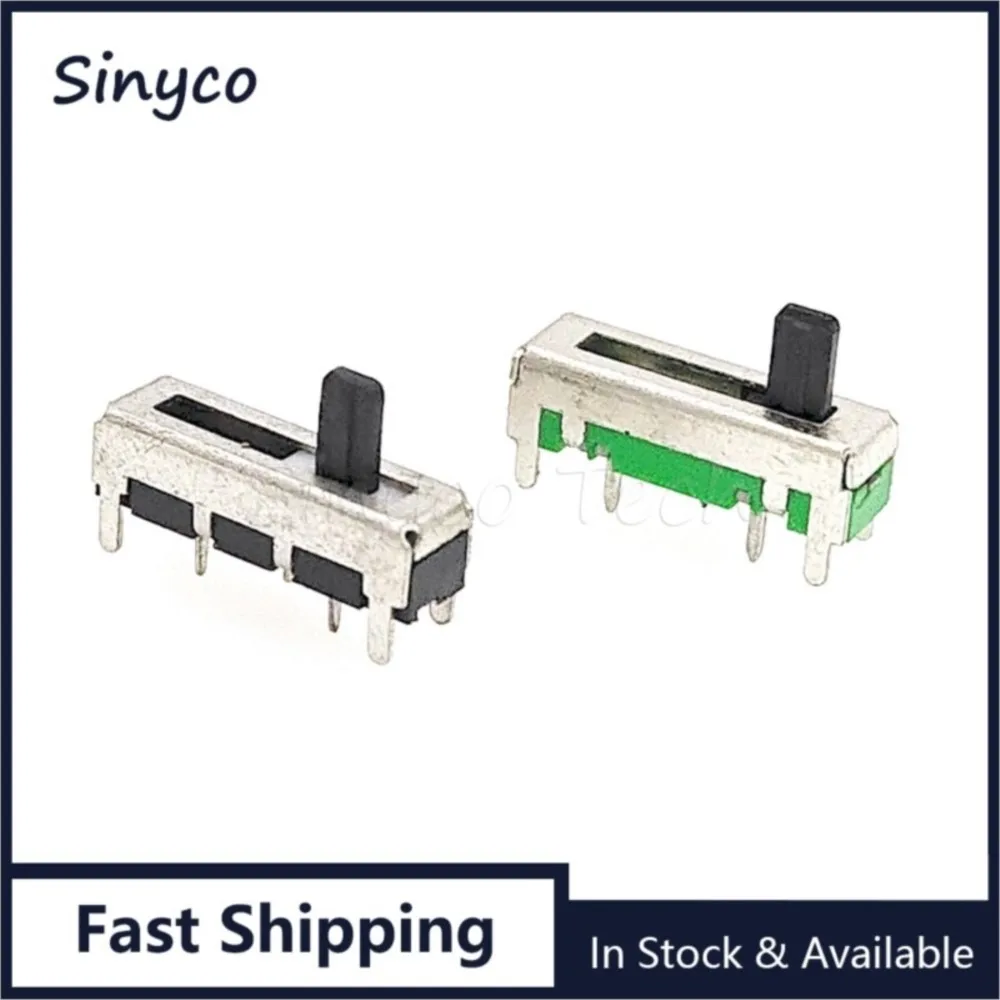5PCS 총 길이 18MM 스트레이트 슬라이드 전위차계 B1K 10K 20K 50K 100K 슬라이딩 저항기 장난감 액세서리 스트로크 10mm 핸들 5mm