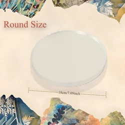 Premium Reusable Gel Printing Plate for Creative Art and Craft Projects (Round)
