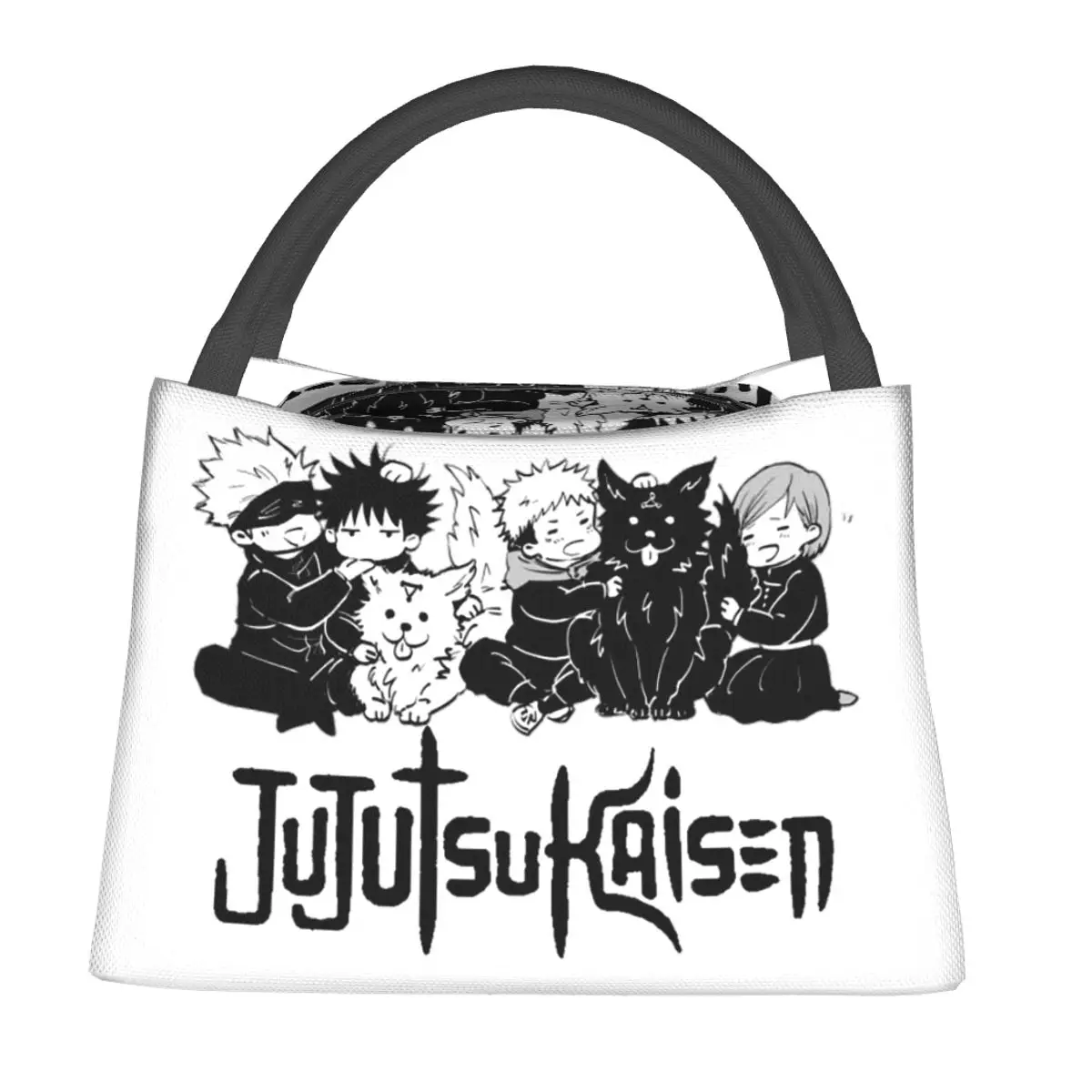 Jujutsu Kaisen Anime 여성용 절연 도시락 가방 어린이 휴대용 식품 ..